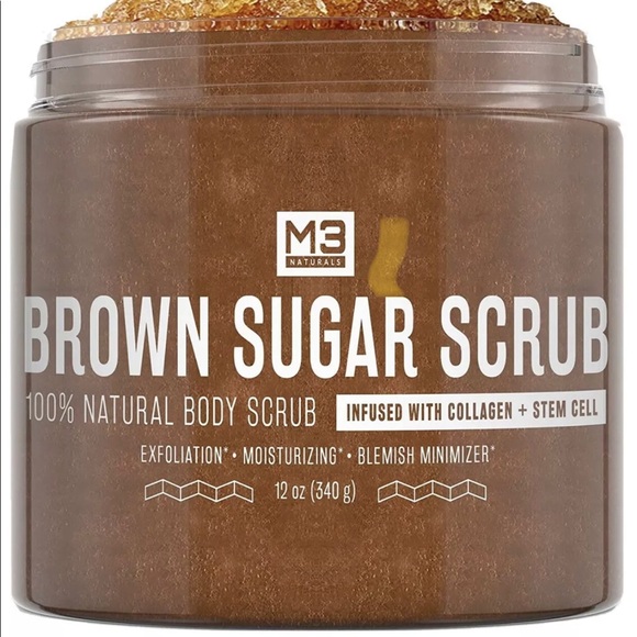 M3 Brown Sugar Scub Infused Collegen + Stem Cell - Picture 1 of 5